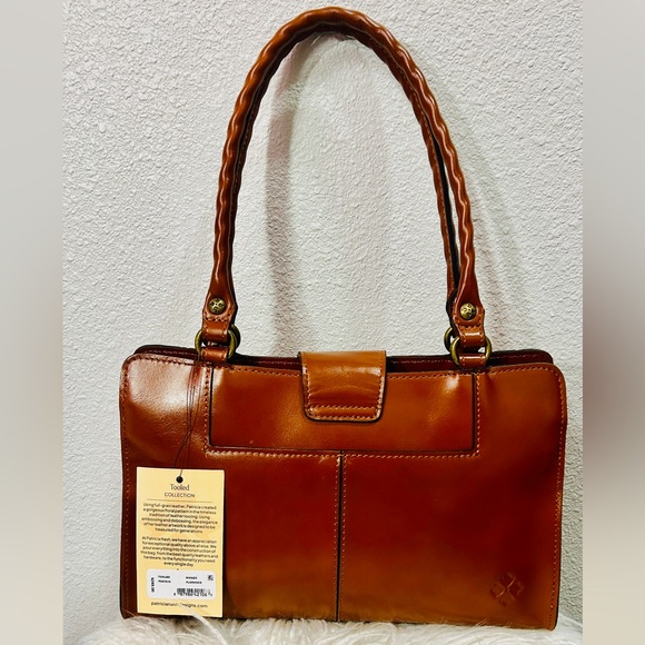 Patricia Nash Embossed Leather Shoulder Bag Tooled Collection Brown Renzo NWT - Picture 2 of 8